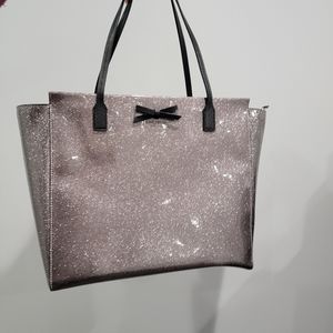 SOLD Kate Spade Sparkling Tote Silver